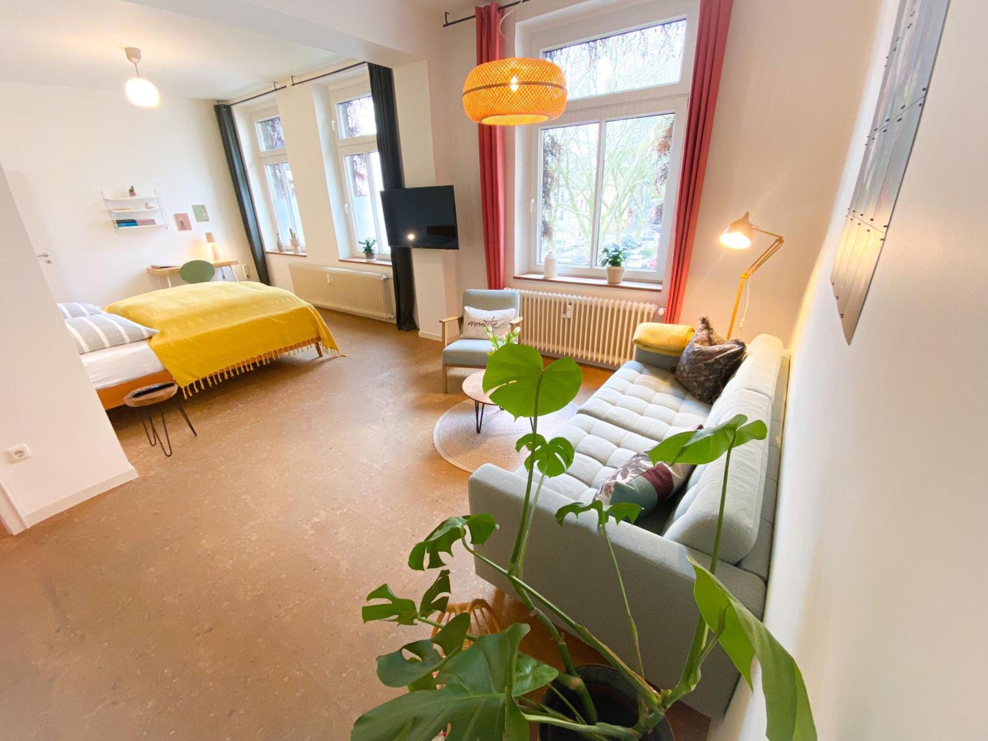 Apartments "Am Rheinorange", Netflix & Prime Дуйсбург Екстер'єр фото